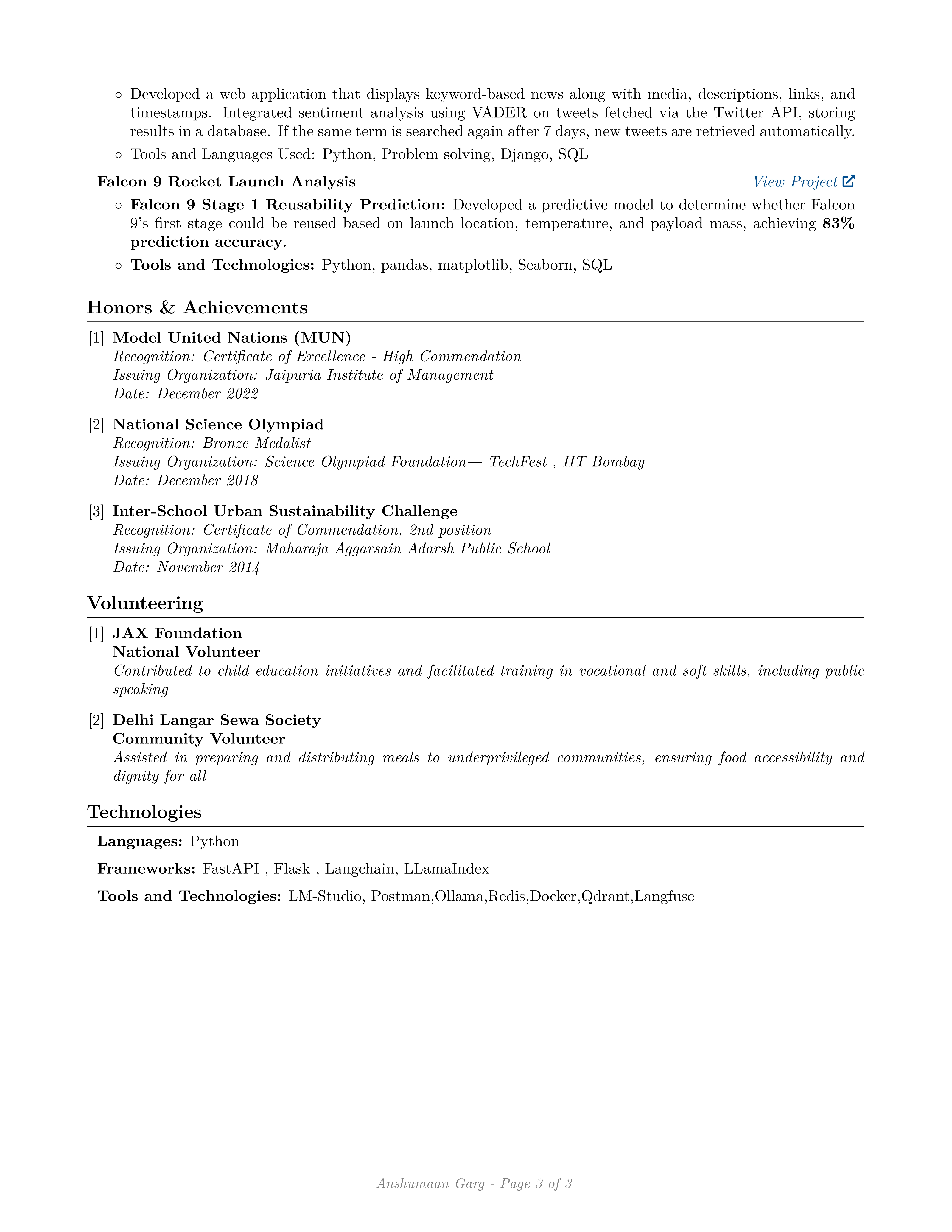 Resume Page 3